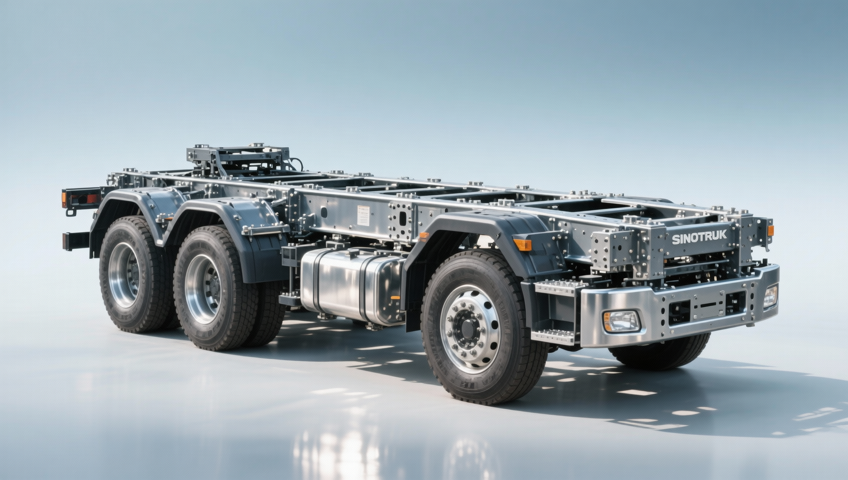 Which heavy truck chassis manufacturers with R&D capability have validated fatigue life data for 1.2 million km under heavy haulage loads?