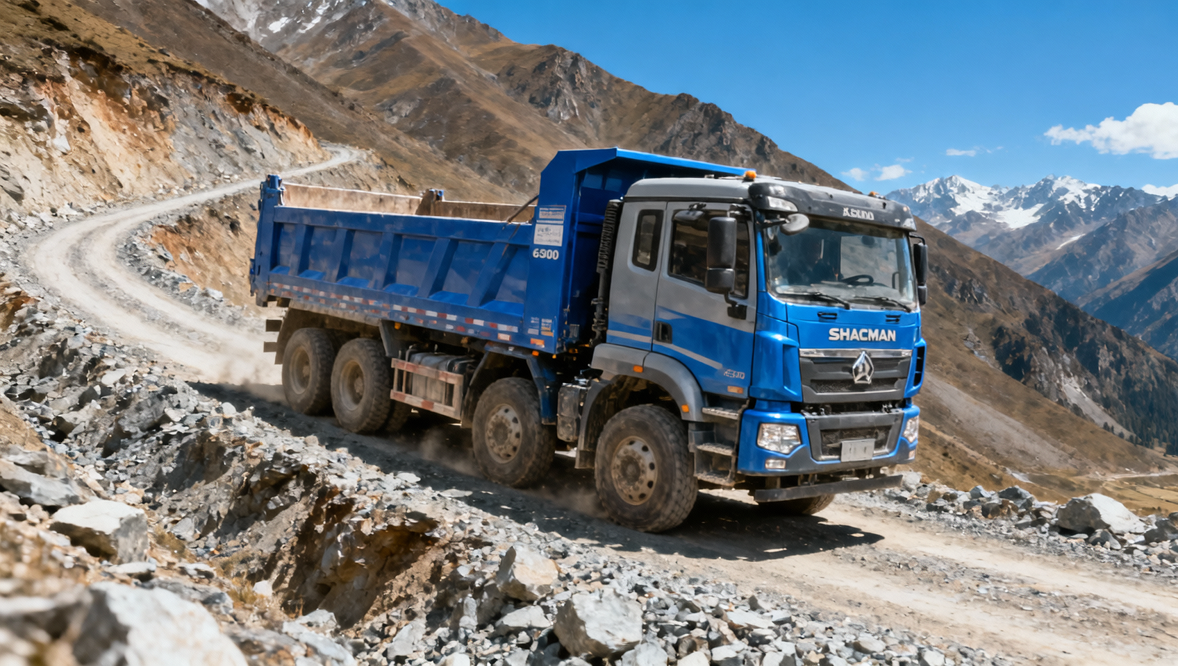How SHACMAN X5000 6×4 dump truck performance holds up on steep haul routes
