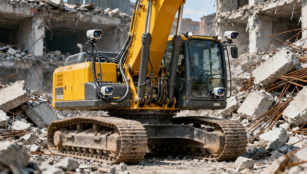 Excavators for demolition: Do factory-installed camera systems reduce blind spot incidents — or just add maintenance points?