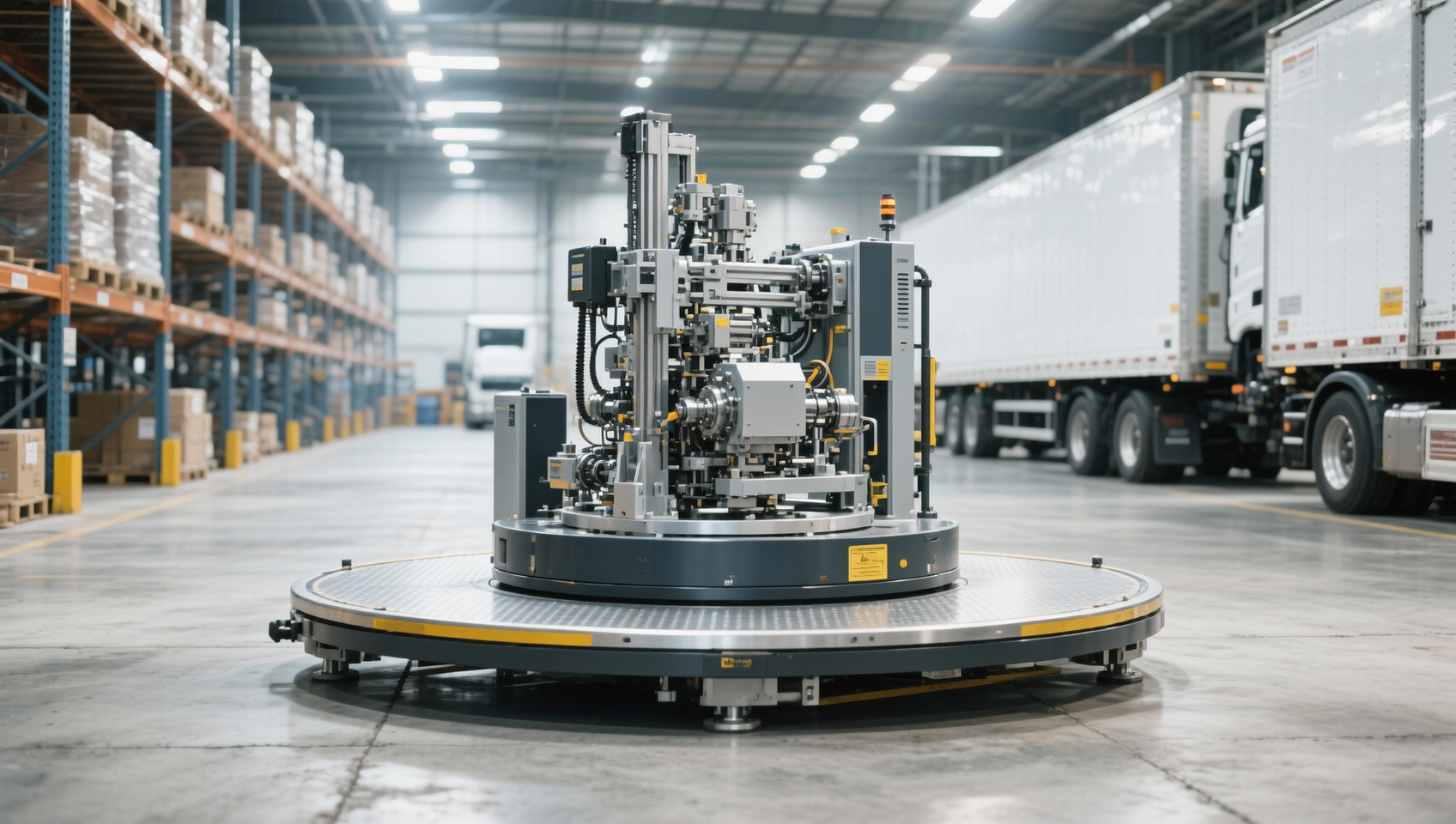 Weizhong Intelligent Manufacturing Launches Mass Production Line for Truck Turntables, Filling the Gap in Automated Turning Equipment for Small and Medium Logistics Parks