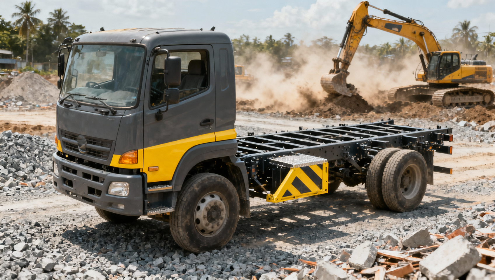 Cab Chassis Trucks for Construction: Why Frame Rigidity Matters More Than Payload Rating in High-Vibration Sites