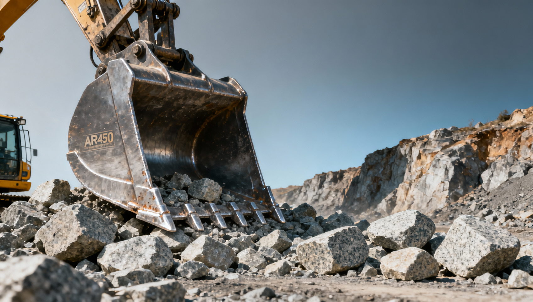 Excavator bucket material grades: When does AR450 outperform HARDOX 450 in abrasive loading?