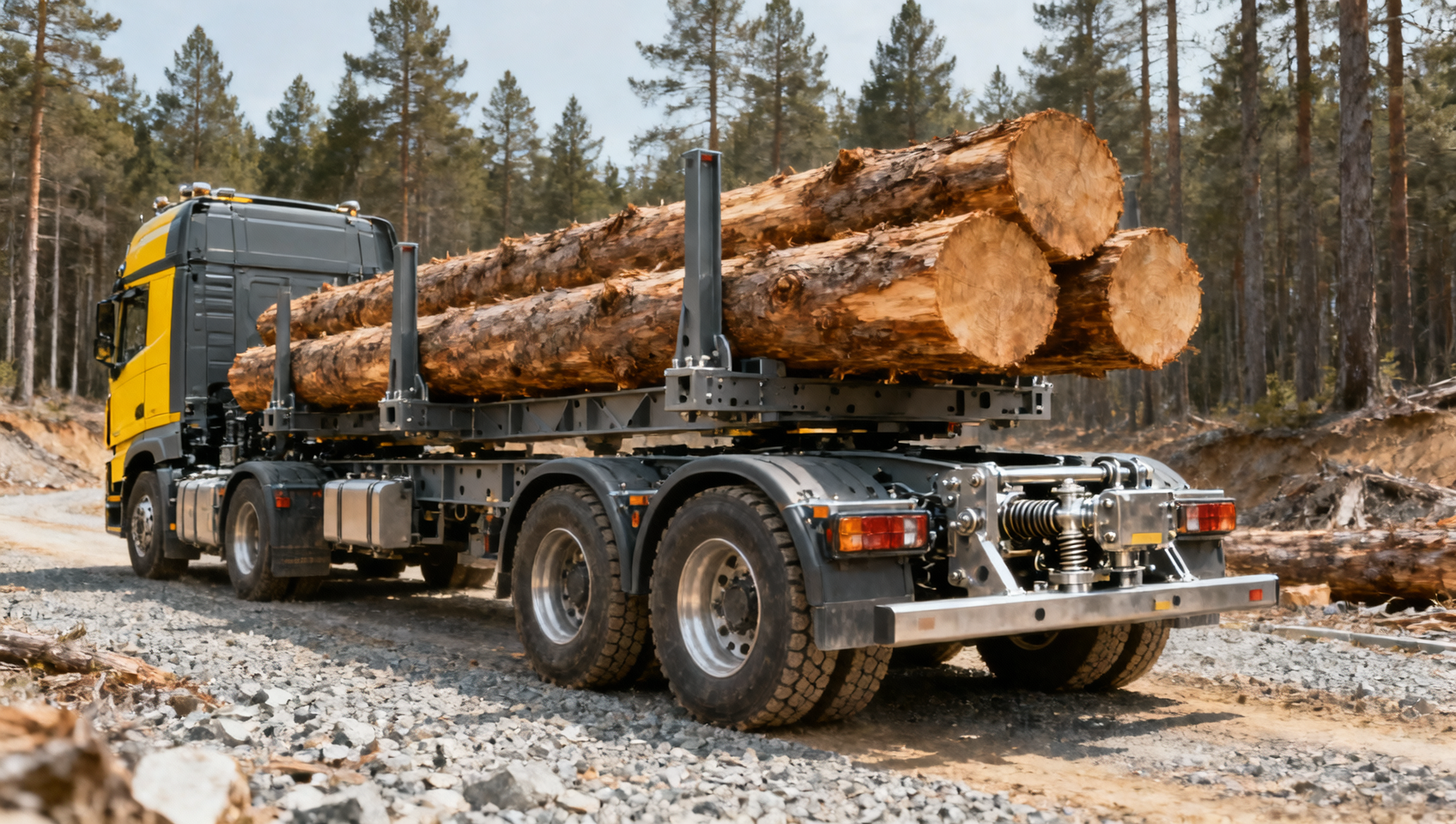 Log Axles Log Truck Stability: Chassis, Axles & Coupling Matter