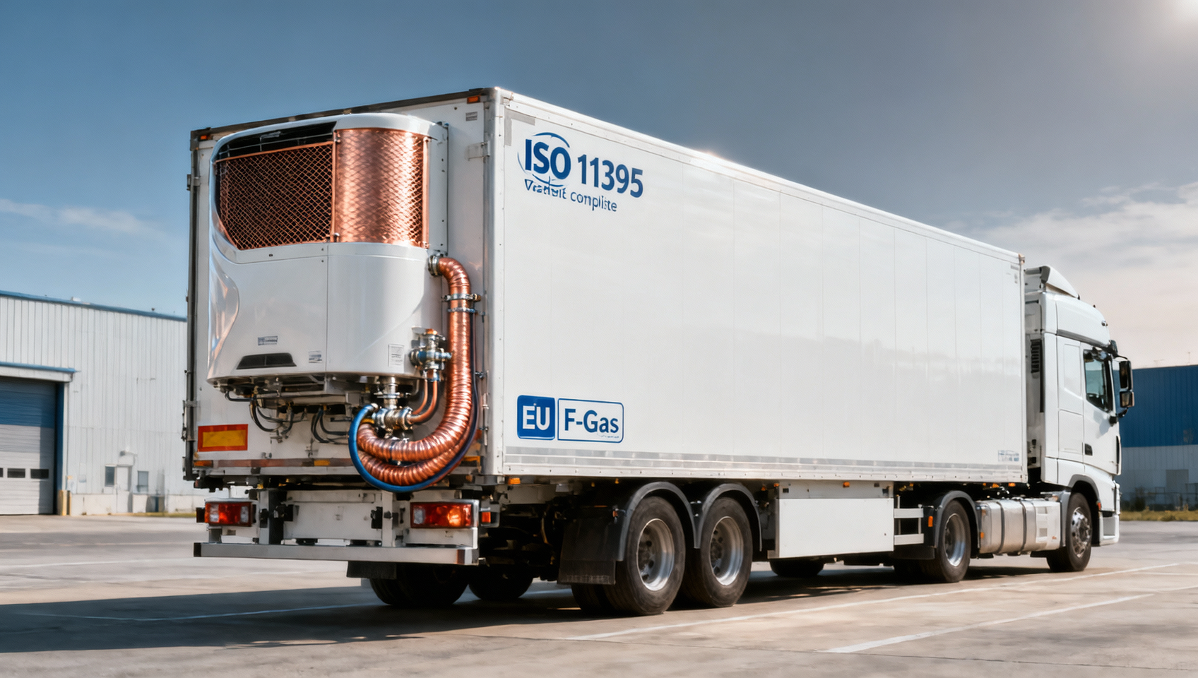 Refrigerator truck refrigerant leaks often go undetected until cargo spoilage occurs