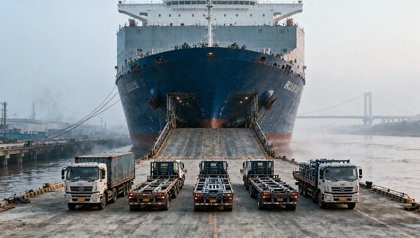 Wuhu MSA Issues Yellow Fog Warning, Affecting Roll-on|Roll-off Operations on Wanjiang River