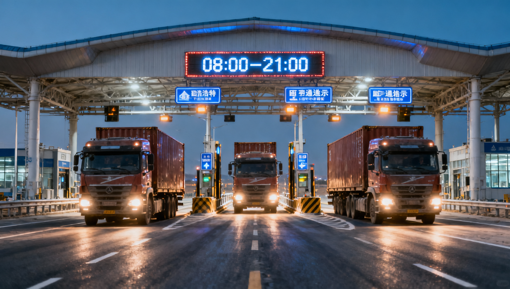 Erlianhot Highway Port Freight Hours Extended to 21:00