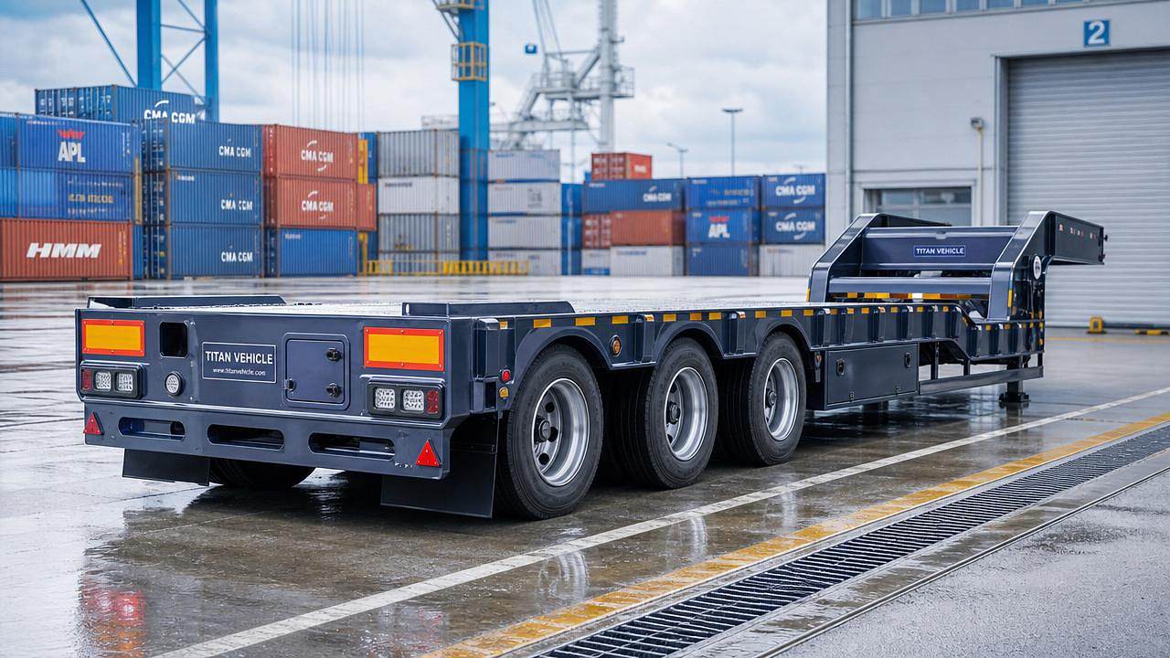 Low Bed Trailer Export with Waterproof Features: What to Check Before Shipment