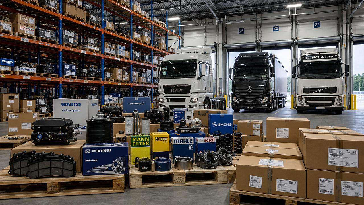 Truck Spare Parts Supplier in Europe: How to Judge Stock Depth and Response Speed