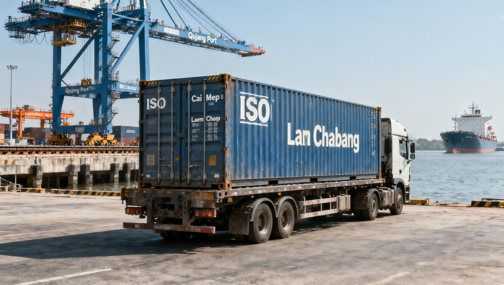Qujiang Port Launches Foreign Trade Container Liner Service