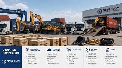 Construction Machinery Price: How to Compare Quotes Without Missing Hidden Costs