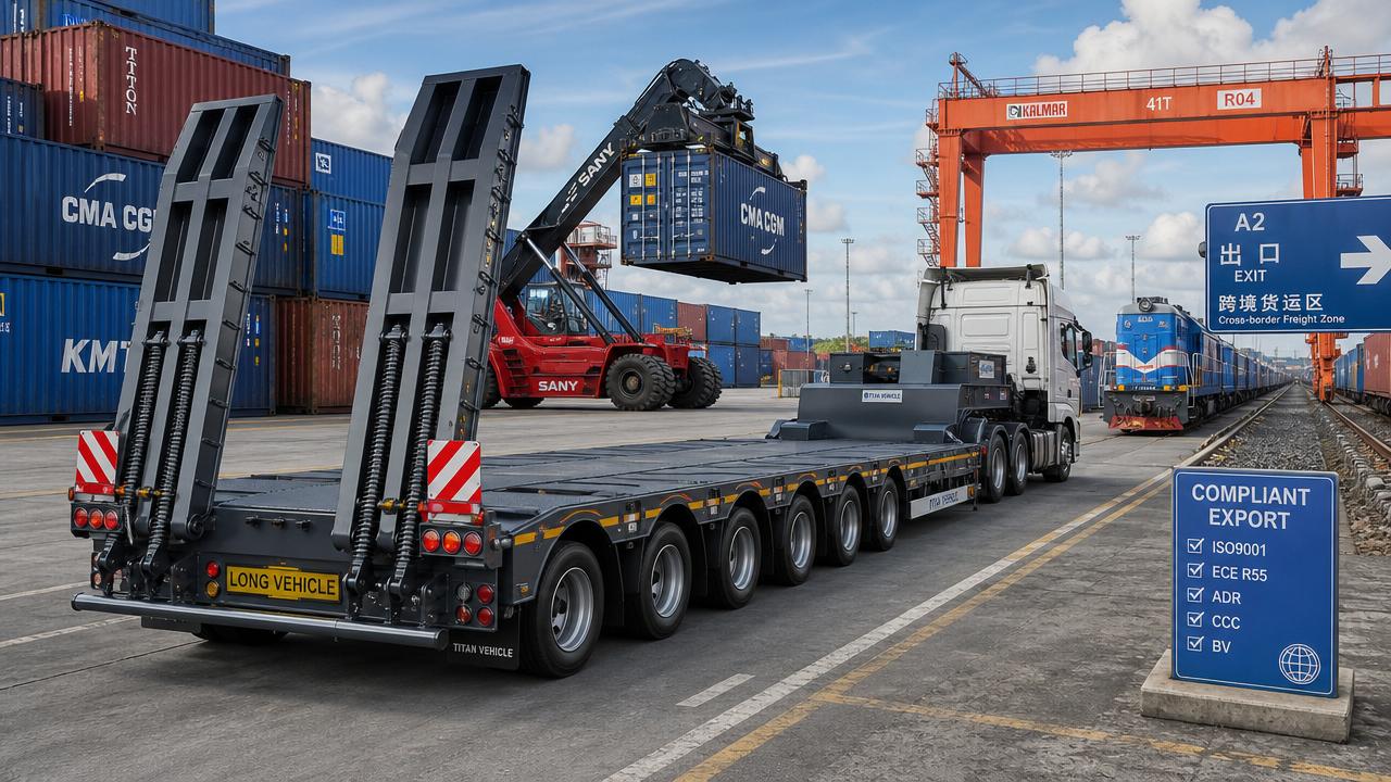 Low Bed Trailer Export to Southeast Asia: Key Compliance Points to Know