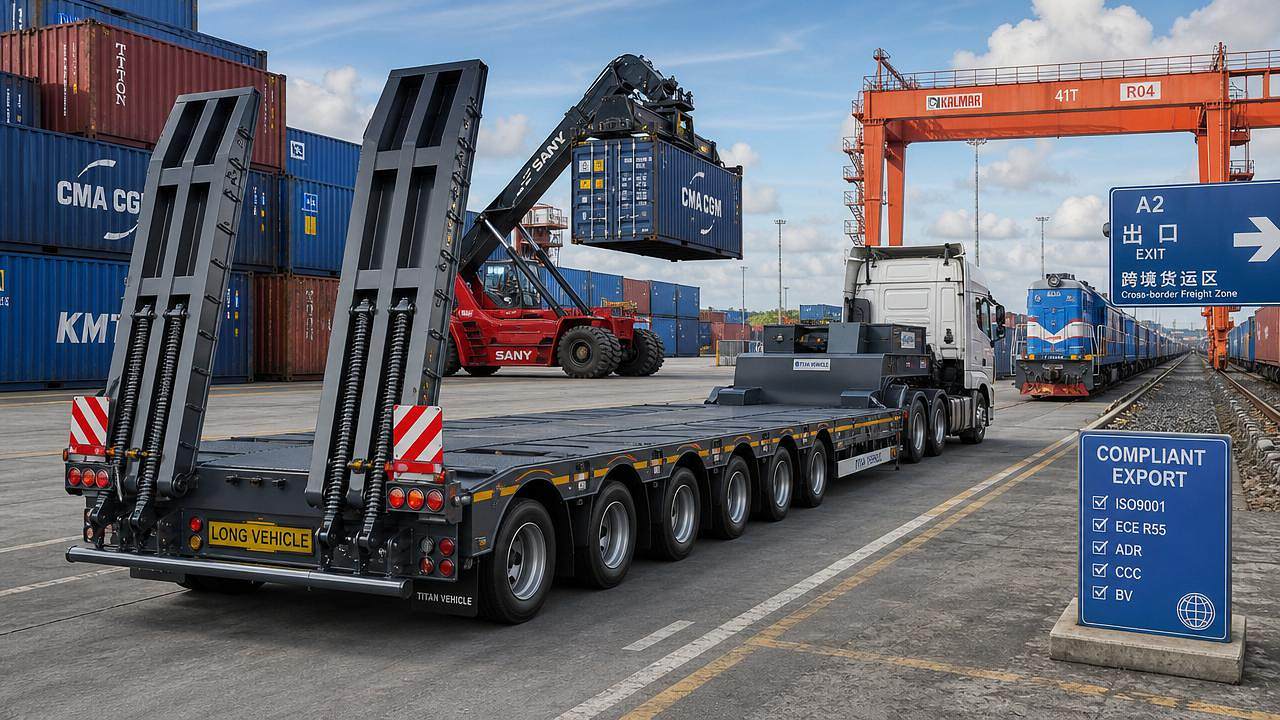 Low Bed Trailer Export to Southeast Asia: Key Compliance Points to Know