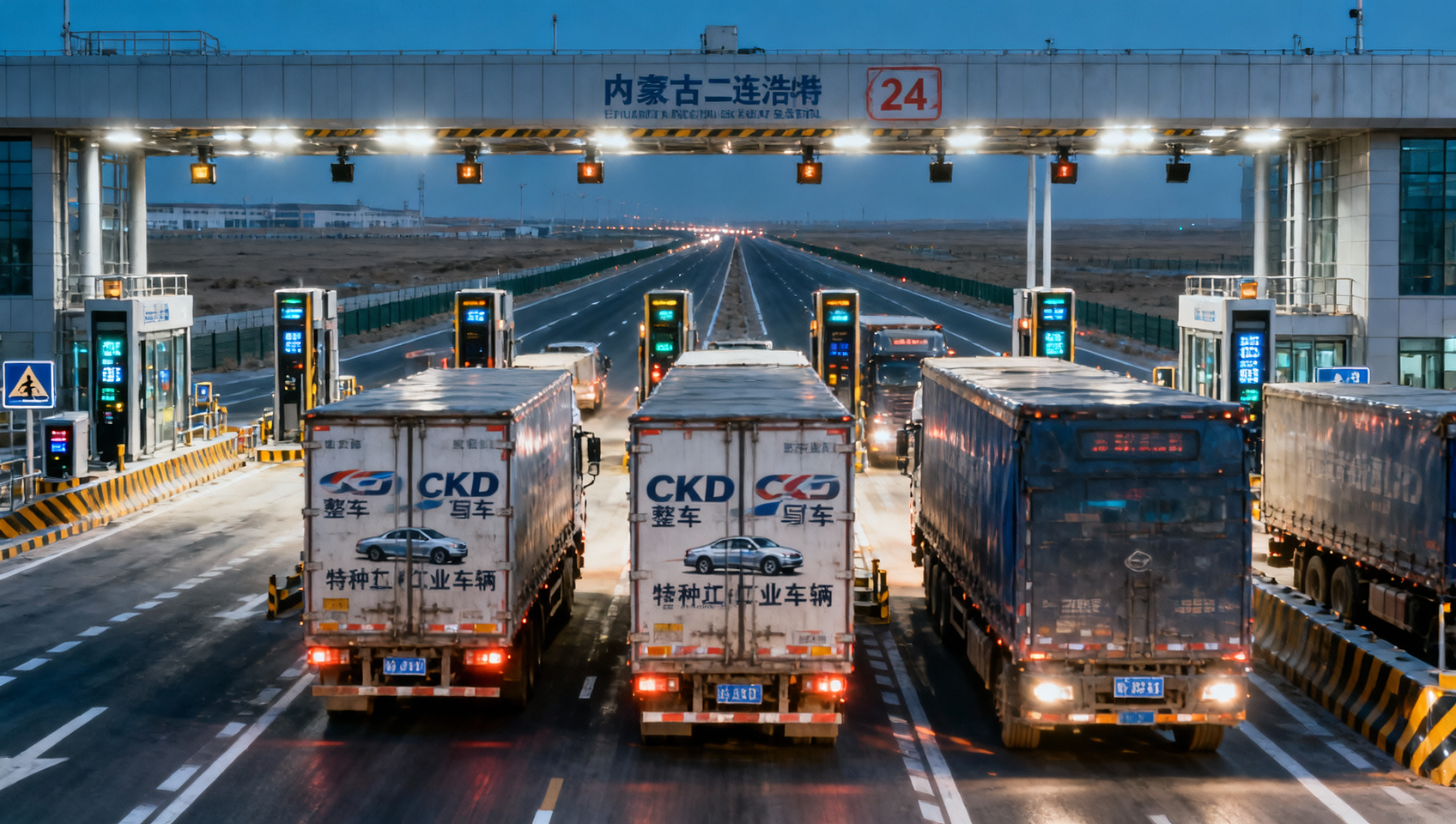 Erenhot Highway Port Launches 24-Hour Freight Clearance
