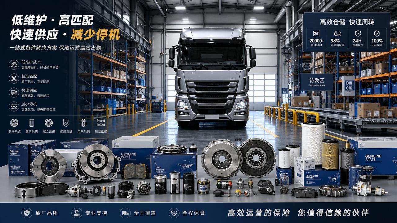 How Low-Maintenance Truck Spare Parts Suppliers Help Cut Downtime
