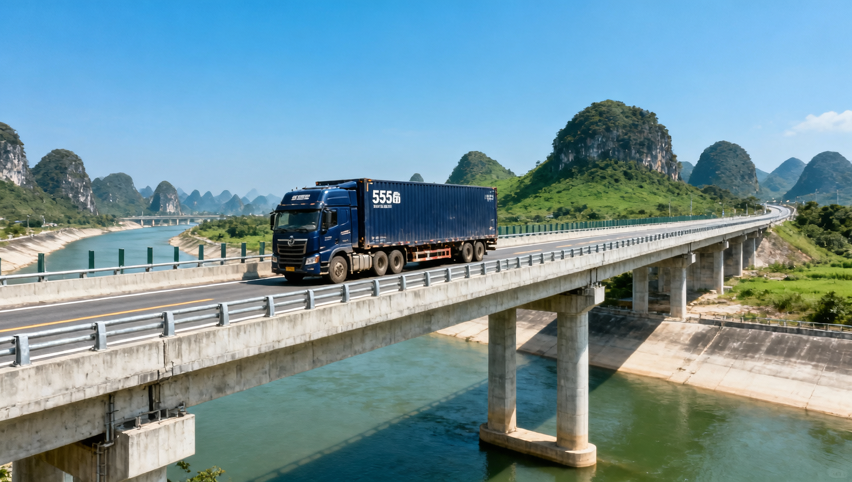Pinglu Canal Bridges Completed: 55-Ton Trucks Now Permitted