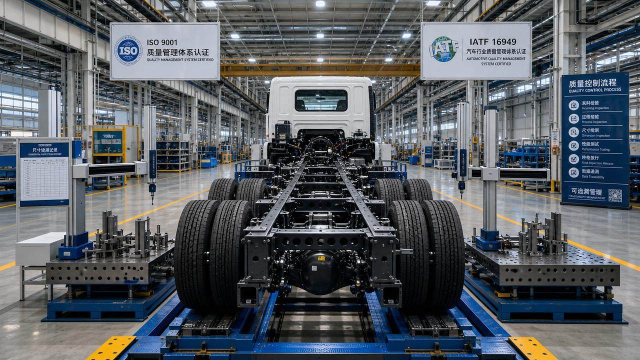 How ISO Certification Reduces Risk When Choosing a Heavy Truck Chassis Manufacturer