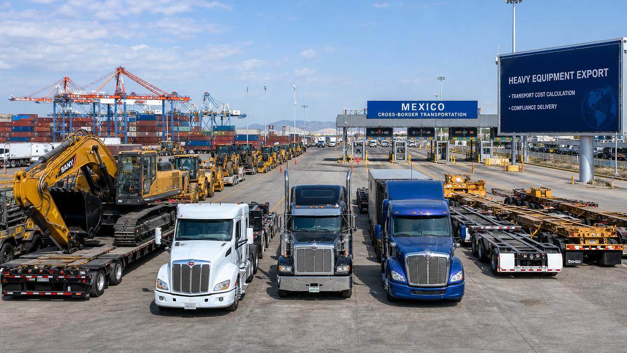 Heavy Equipment Export to Mexico: Cost Factors Beyond Shipping Rates
