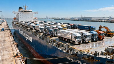 World's Largest Car Carrier Makes Maiden Call at Shanghai Port