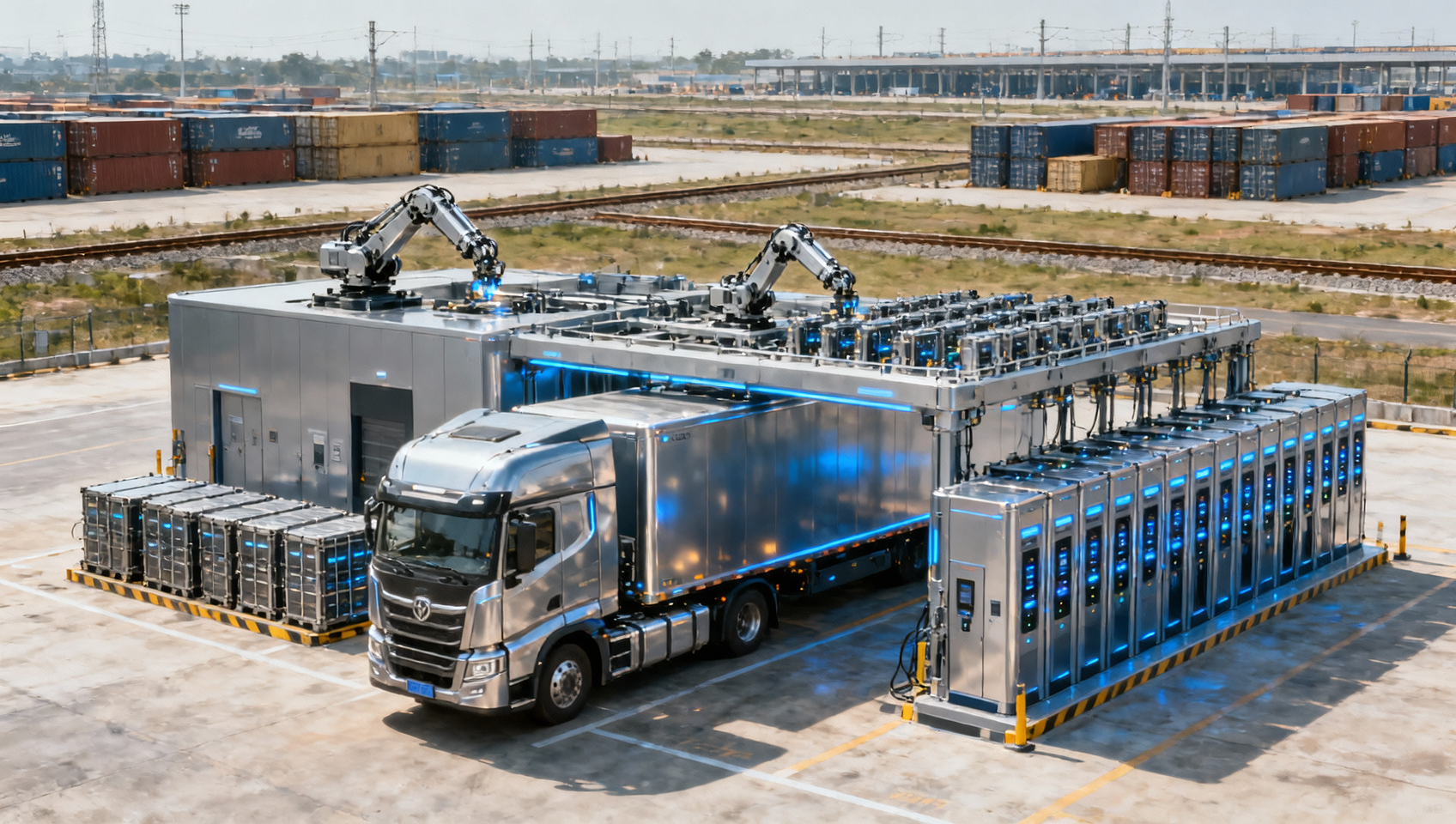Nanning IRP Launches Smart EV Freight Charging & Swapping Station