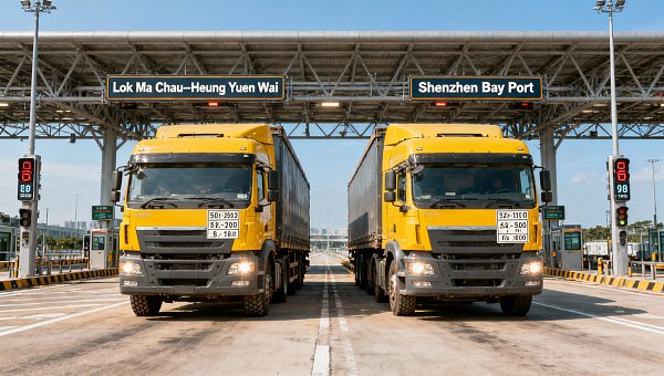 Huanggang Port Freight Operations Cease, Shenzhen-Hong Kong Cross-Border Logistics Shifts to 'East-In-East-Out, West-In-West-Out'