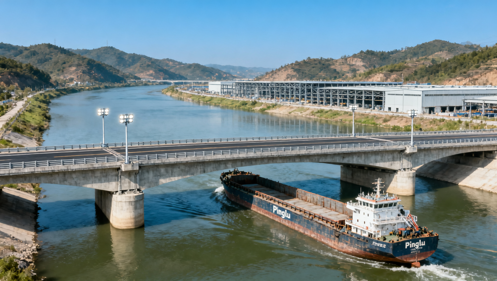 27 Bridges Over Pinglu Canal Completed, Accelerating Southwest Equipment Exports