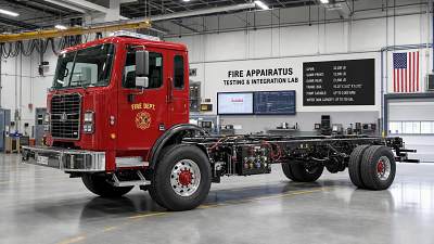 Cab Chassis Truck for Fire Department: Key Fitment Points