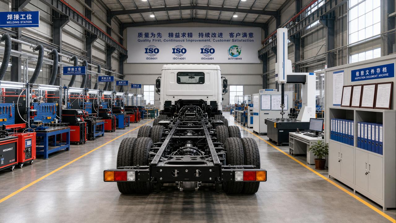 How ISO Certification Reduces Supplier Risk in Heavy Truck Chassis