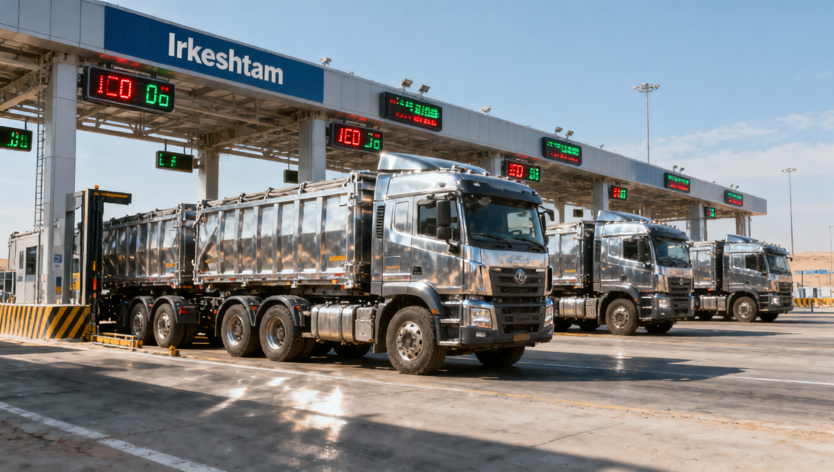 Irkeshtam Port 24/7 Cargo Clearance Boosts Exports to Kyrgyzstan by 66%