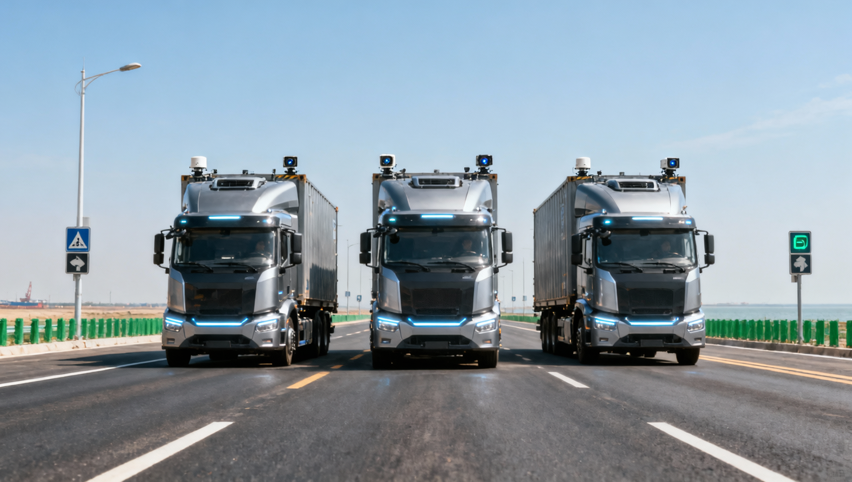 L4 Autonomous Trucks Launch on Tianjin Port–Xiong’an Route