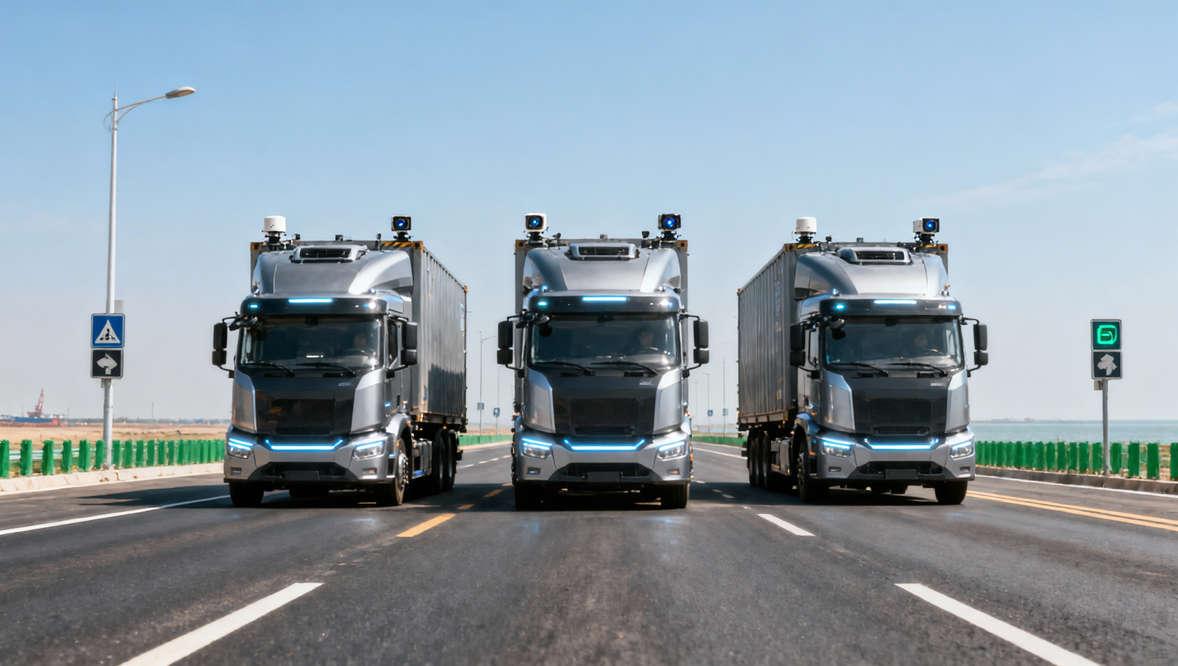 L4 Autonomous Trucks Launch on Tianjin Port–Xiong’an Route