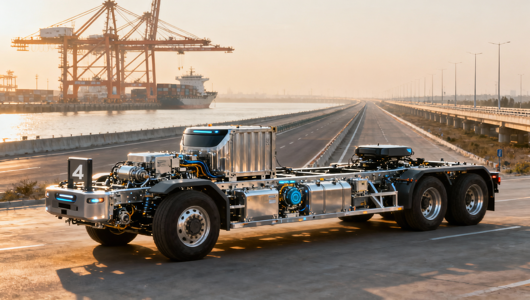 L4 Autonomous Truck Chassis Emerges as Tech Export Vehicle