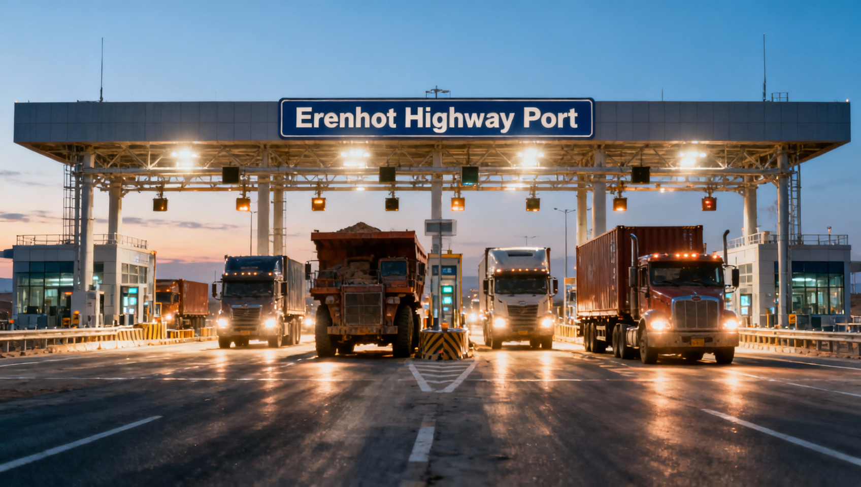 Erenhot Highway Port Switches to 24-Hour Freight Clearance