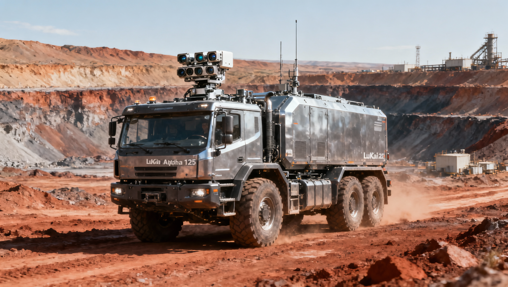 LuKai Alpha 125 Mining Transport Robot Enters Mass Delivery