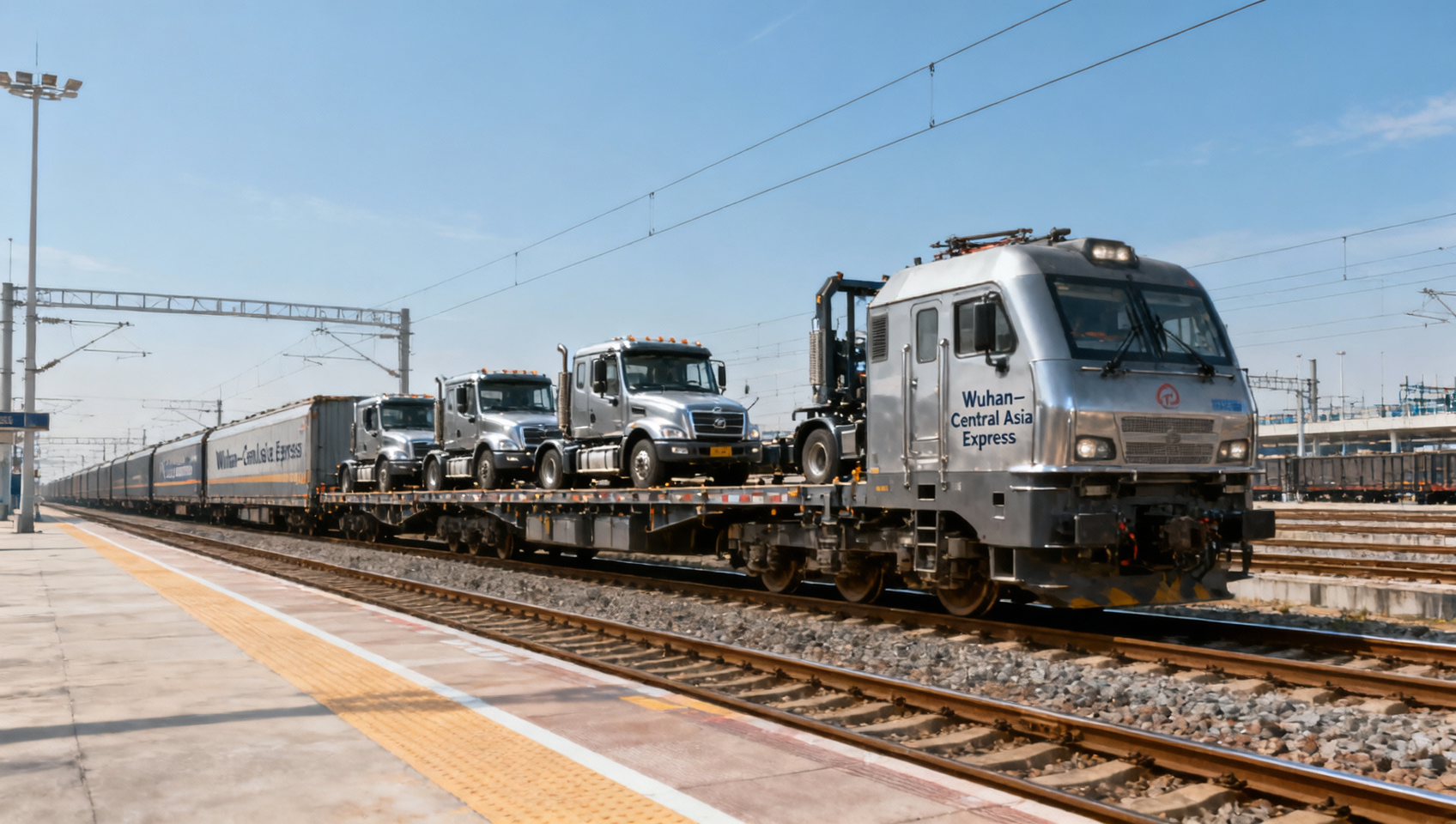 Wuhan Central Asia Railway Express Hits 103 Trains in April 2026