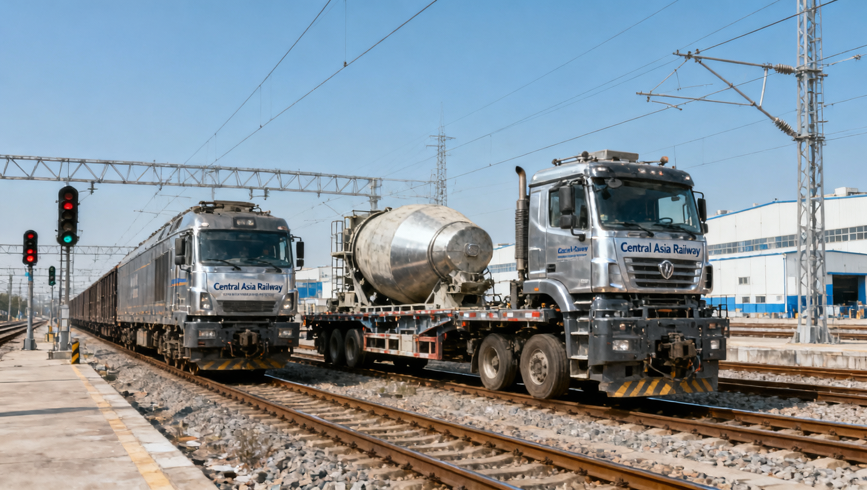 Central Asia Railway (Wuhan) Hits 103 Trains in One Month