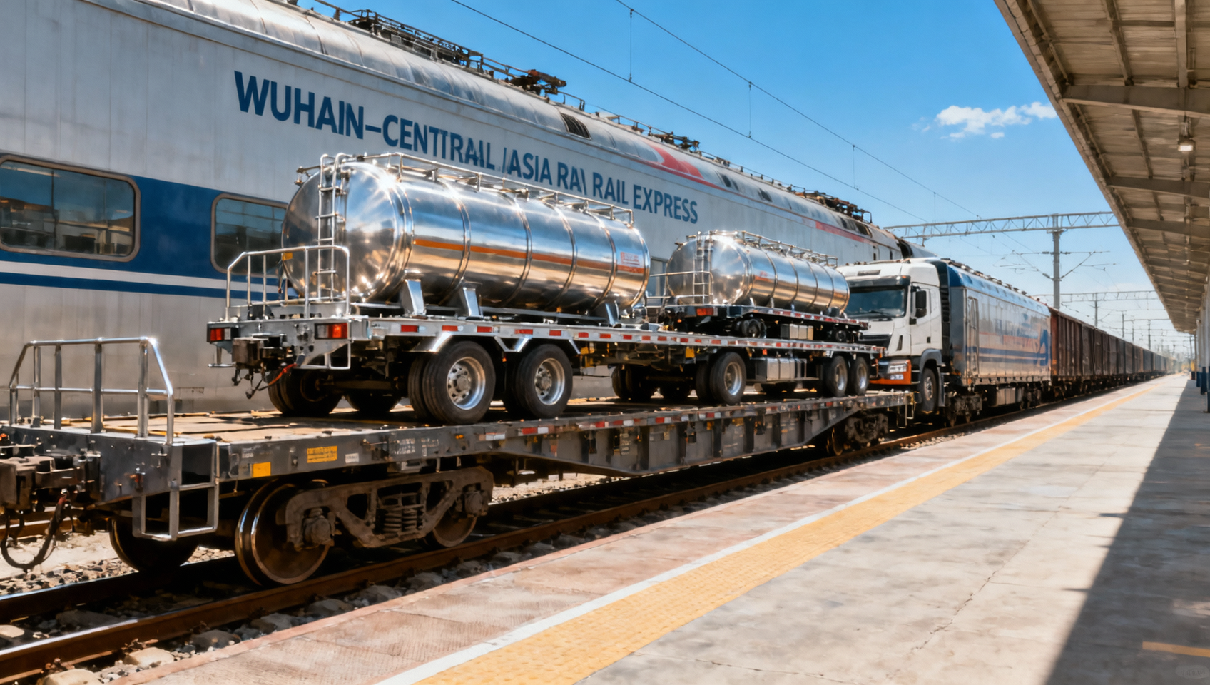 Wuhan Central Asia Railway Express Hits 103 Trains in April 2026