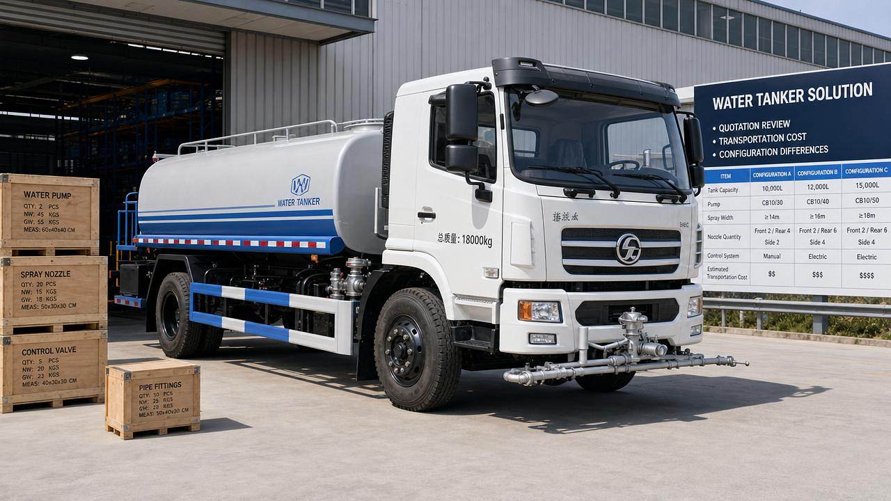 How to Read a Water Truck Quotation Without Missing Hidden Costs