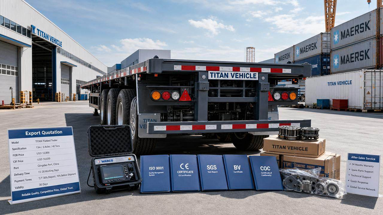 Truck Trailer Exporter Comparison: Pricing, Certification, and After-Sales