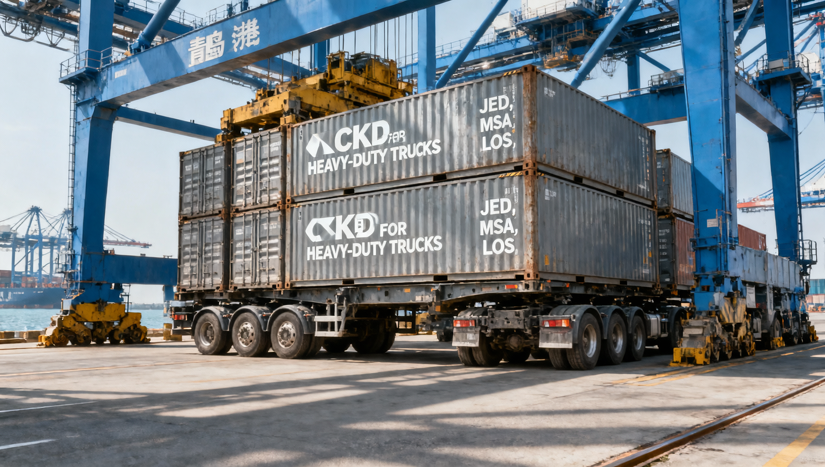 Qingdao Port Adds 13 Foreign Trade Routes, Boosts CKD Export to MEA
