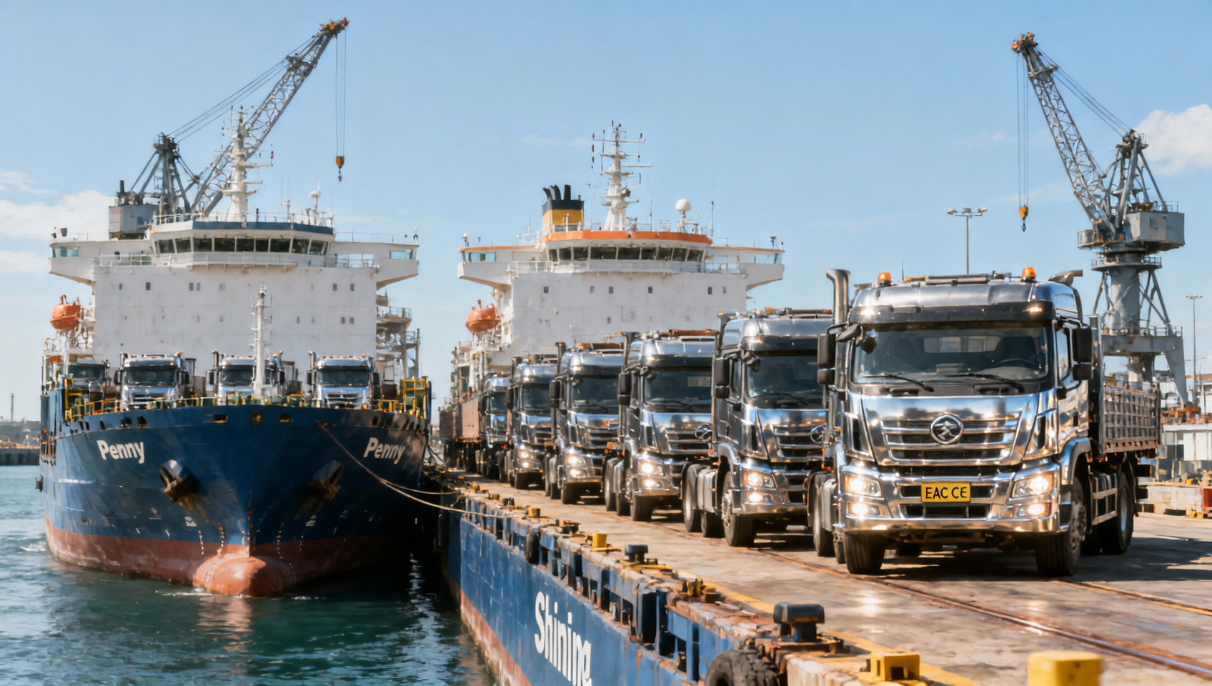 Shengsi Customs Clears 4 Ro-Ro Vessels for EAC/CE Dual Compliance