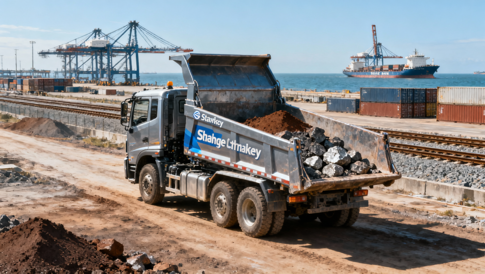 Yantai Port Aluminum Ore Logistics Boosts NEV Dump Truck Orders