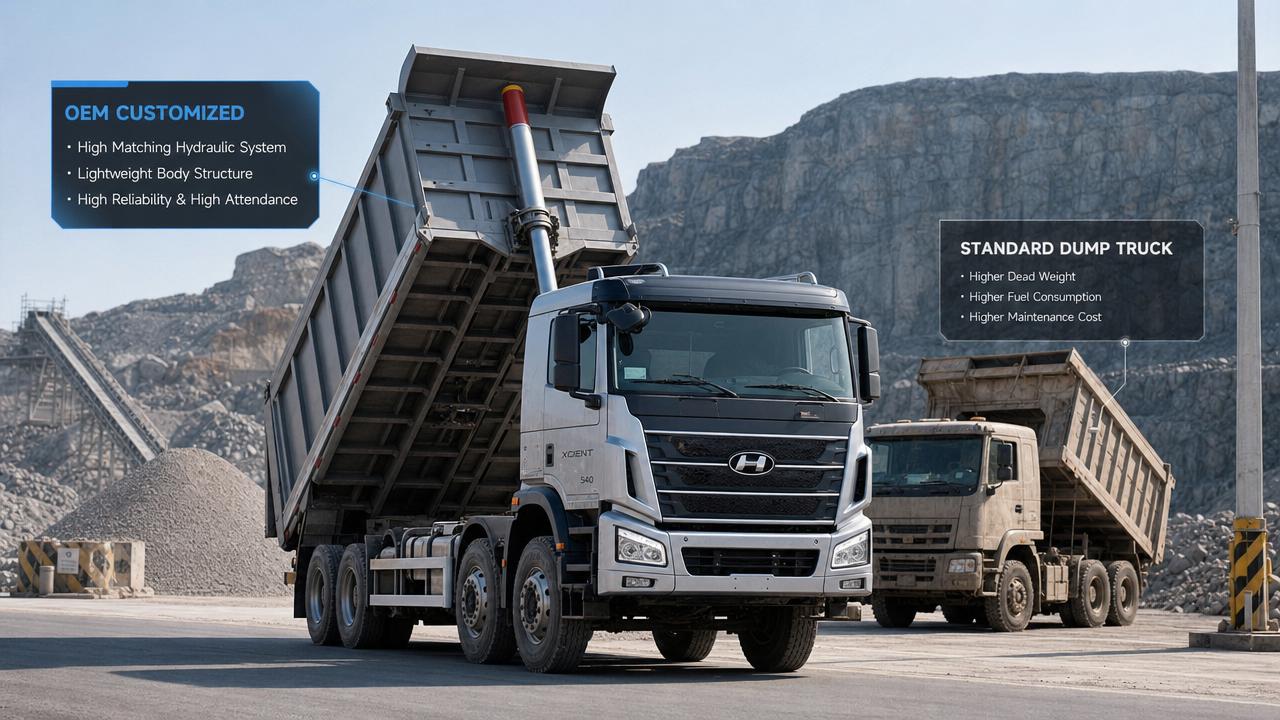 Truck Tipper OEM or Standard Model: Which Lowers Lifetime Cost?