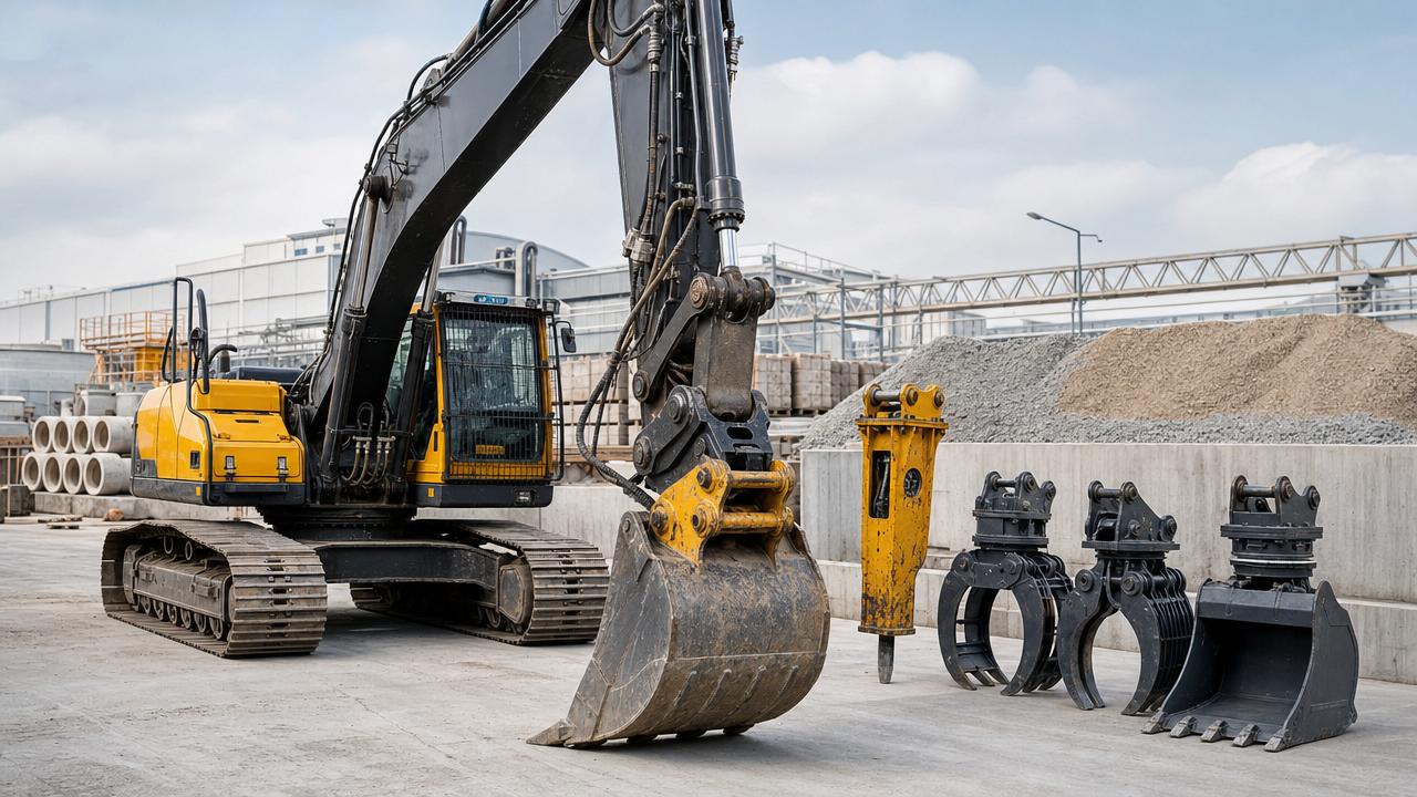 Excavator Attachment Choices for Faster Site Work