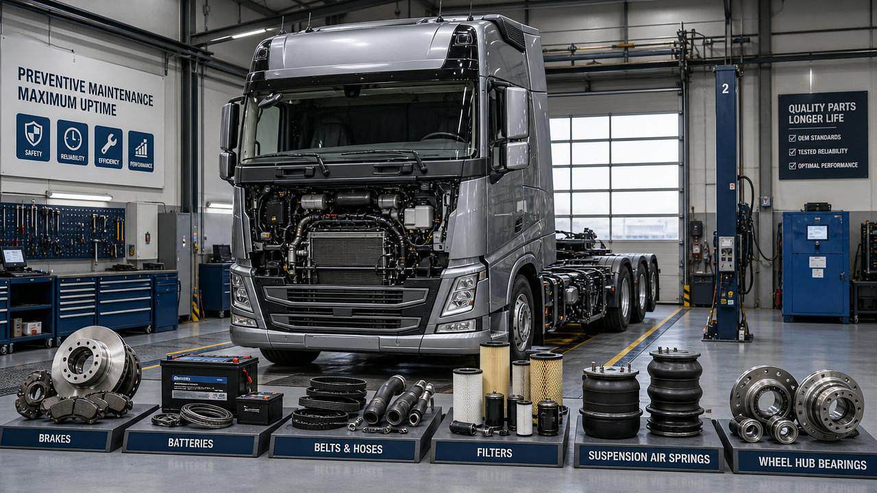 Truck Parts That Fail Most Often and How to Prevent Downtime