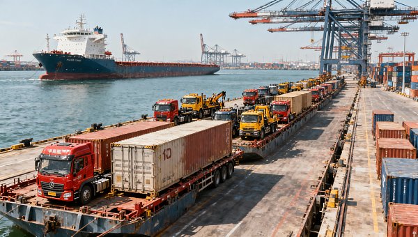 Dalian–Middle East Route Opens for Truck Exports