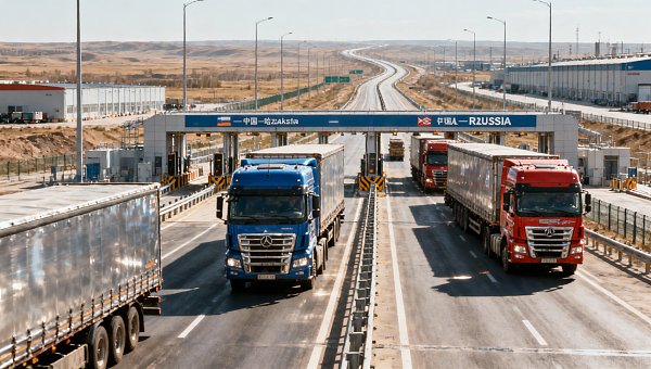 TIR Road Freight Gains Scale on China-Kazakhstan-Russia Route