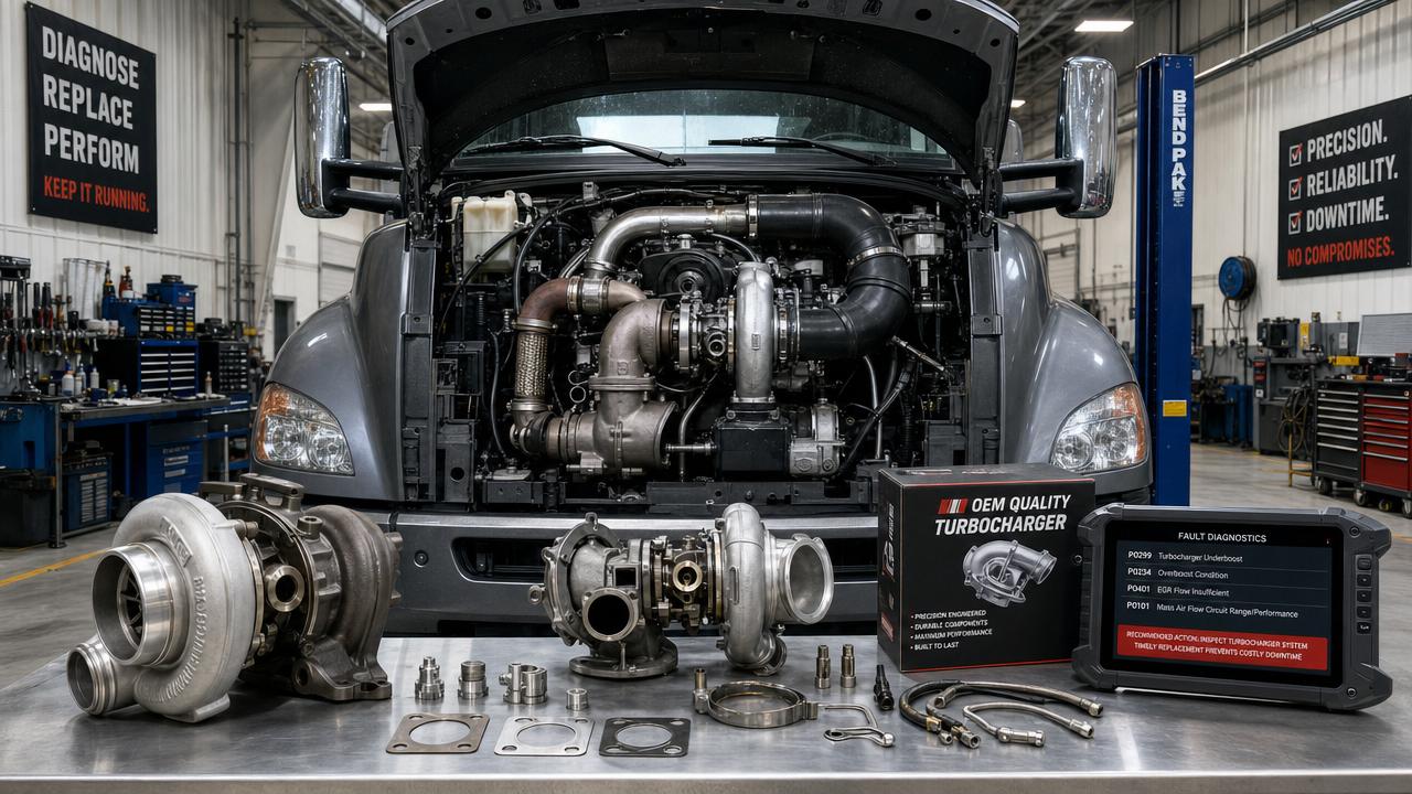 Truck Turbocharger Failure Signs and Replacement Timing