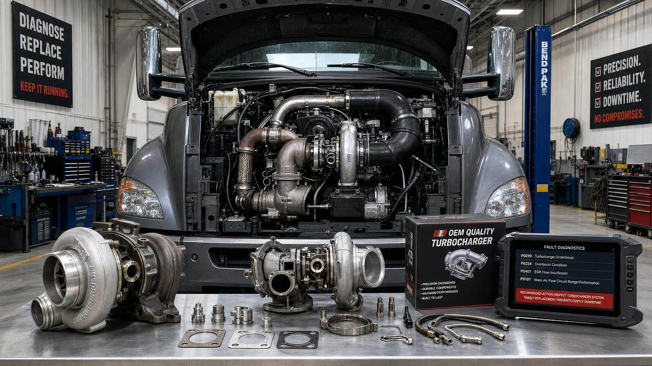 Truck Turbocharger Failure Signs and Replacement Timing