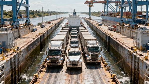 Panama Canal Draft Cut Pressures Truck Ro-Ro Shipping Panama Canal Draft Cut Pressures Truck Ro-Ro Shipping
