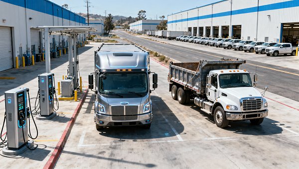 California Sets 10% ZEV Truck Floor for 2027